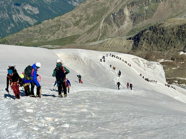 Weissmies Traverse