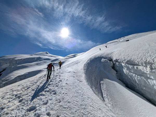 Weissmies Traverse