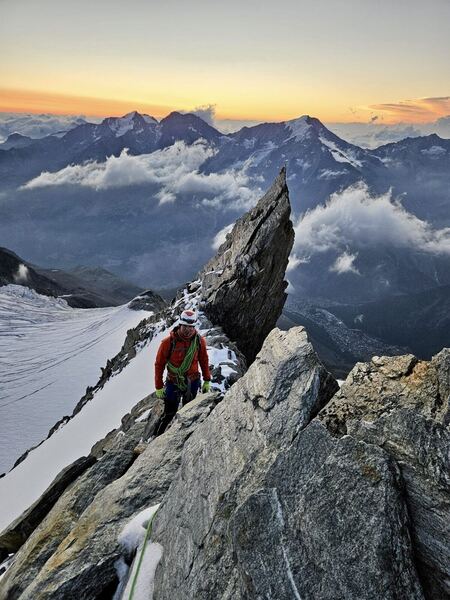 Lenzspitze – Nadelhorn Traverse