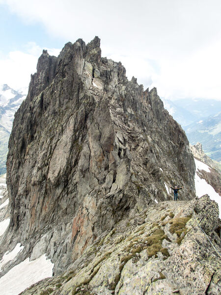 Fünffingerstöck, Südwestgrat