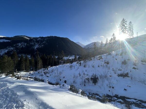 Grześ - winter from the Chochołowska valley