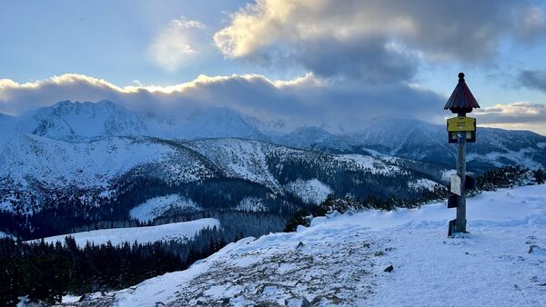 Grześ - winter from the Chochołowska valley