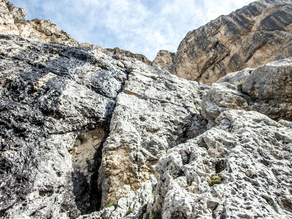 Rock Climbing on the Lagazuoi Piccolo
