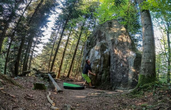 Morschach bouldering session