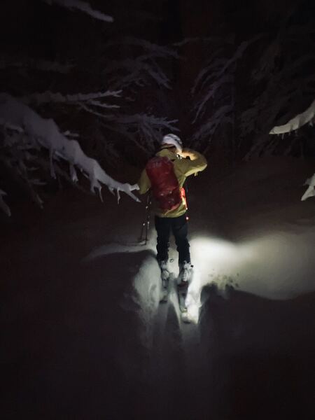 Skitour on the Raten to St. Jost