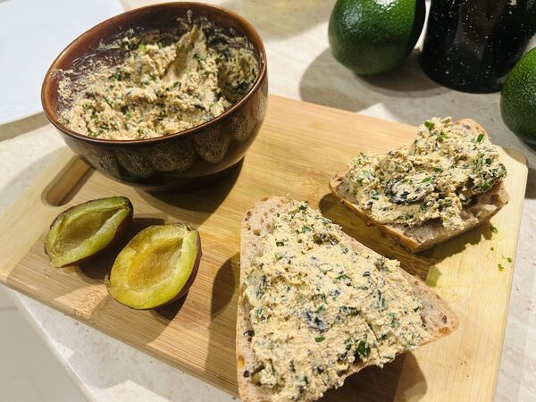 Smoked Tofu & Nori Spread with Walnuts
