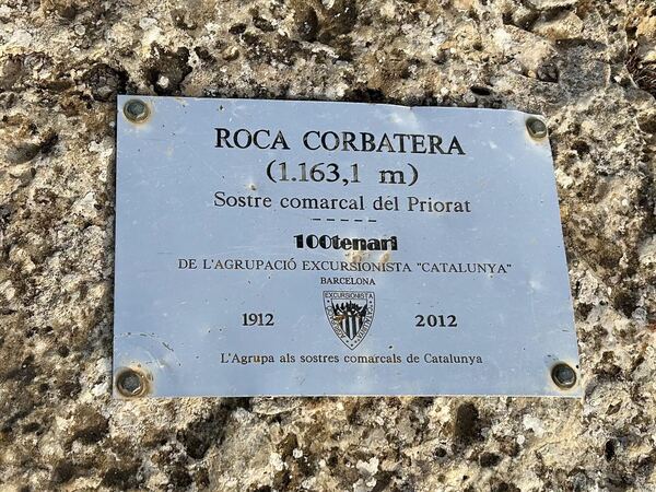Roca Corbatera - Serra de Montsant