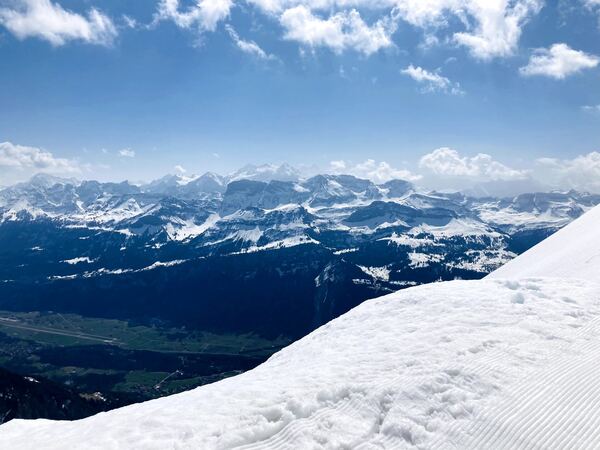 Skiing at Sörenberg