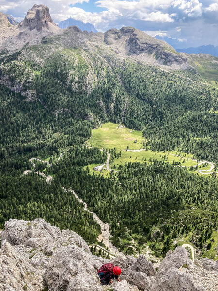 Spigolo degli Alpini, Piramide di Col dei Bòs — again