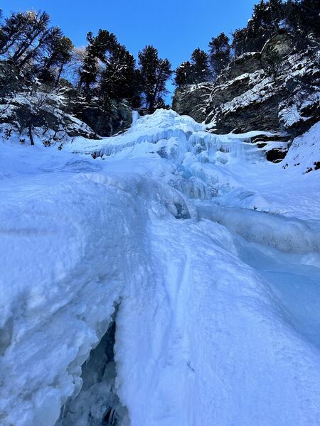 Eisfall Surlej - Engadin