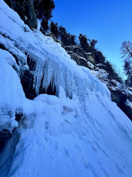 Eisfall Surlej - Engadin